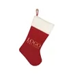 Velvet Christmas Stockings | https://www.bestnamebadges.com