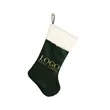 Velvet Christmas Stockings | https://www.bestnamebadges.com