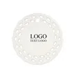 Lace Style Full Color Ceramic Ornaments | https://www.bestnamebadges.com
