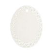 Lace Style Full Color Ceramic Ornaments | https://www.bestnamebadges.com