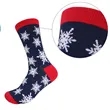 Christmas Jacquard Socks | https://www.bestnamebadges.com