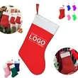 Custom Felt Christmas Stocking | https://www.bestnamebadges.com