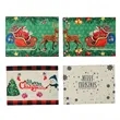 Christmas Decorations Linen Printed Placemat | https://www.bestnamebadges.com