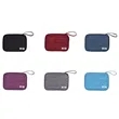Portable Travel Electronics Cable Organizer Bag | https://www.bestnamebadges.com