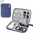 Portable Travel Electronics Cable Organizer Bag | https://www.bestnamebadges.com