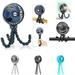 Octopus Foldable Fan | https://www.bestnamebadges.com