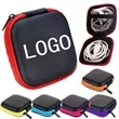 Square Ear-bud Case Portable | https://www.bestnamebadges.com