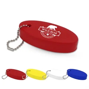 Oval Shaped Floater Keychain ( 3.15'' x 1.38'' x 0.8'' )