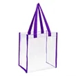 Clear Stadium Tote Bag | https://www.bestnamebadges.com