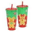 16 Oz Bling Diamond Straw Cup | https://www.bestnamebadges.com