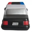 Police Car Shaped Stress Reliever With Key Chain | https://www.bestnamebadges.com