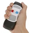 Police Car Shaped Stress Reliever With Key Chain | https://www.bestnamebadges.com
