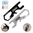 Multi Functional Bottle Opener With Mountaineering Buckle | https://www.bestnamebadges.com