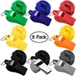 Colorful Emergency Whistle with Lanyard | https://www.bestnamebadges.com