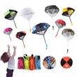 Hand Throwing Mini Parachute Toy | https://www.bestnamebadges.com