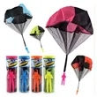 Hand Throwing Mini Parachute Toy | https://www.bestnamebadges.com