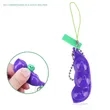 3Pcs Squeeze-A-Bean Edamame Keychain | https://www.bestnamebadges.com