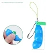 3Pcs Squeeze-A-Bean Edamame Keychain | https://www.bestnamebadges.com