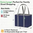 Heavy Duty Reusable Shopping Bags | https://www.bestnamebadges.com