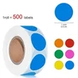 Custom 1" Circle Labels On Rolls | https://www.bestnamebadges.com