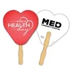 Full Color Custom Design & Shape Hand Fan | https://www.bestnamebadges.com