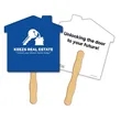 Full Color Custom Design & Shape Hand Fan | https://www.bestnamebadges.com