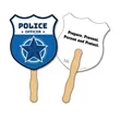 Full Color Custom Design & Shape Hand Fan | https://www.bestnamebadges.com