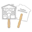 Custom Design & Shape Coloring Hand Fan | https://www.bestnamebadges.com