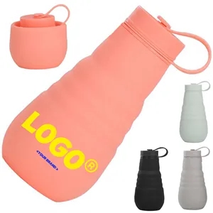 16oz Collapsible Water Bottle Camping Cup Reuseable Leak
