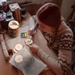 10 Pcs Craft Wood Kit Predrilled with Hole | https://www.bestnamebadges.com