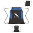 Tahoe Heathered Drawstring Backpack | https://www.bestnamebadges.com