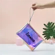 Laser PVC Cosmetic Bag Travel Toiletry Pouch with Zipper | https://www.bestnamebadges.com