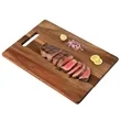 Acacia Cutting Board with Handle | https://www.bestnamebadges.com