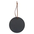 4" Slate Round Ornament | https://www.bestnamebadges.com