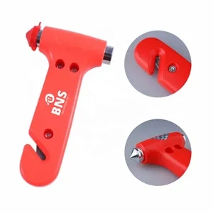 Mini Safety Hammer Emergency Glass Breaker Seatbelt Cutter
