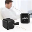 Light Up Logo Portable Mini Cube Bluetooth Speaker In Stock | https://www.bestnamebadges.com