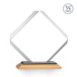 Toulon VividPrint™ Award - Bamboo/Black | https://www.bestnamebadges.com