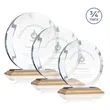 Gibralter Award - Bamboo/Black | https://www.bestnamebadges.com