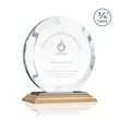 Gibralter Award - Bamboo/Black | https://www.bestnamebadges.com