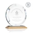 Gibralter Award - Bamboo/Black | https://www.bestnamebadges.com
