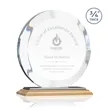 Gibralter Award - Bamboo/Black | https://www.bestnamebadges.com