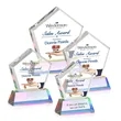 Genosee VividPrint™ Award on Base - Prismatic | https://www.bestnamebadges.com