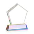 Genosee VividPrint™ Award on Base - Prismatic | https://www.bestnamebadges.com