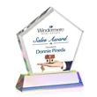 Genosee VividPrint™ Award on Base - Prismatic | https://www.bestnamebadges.com