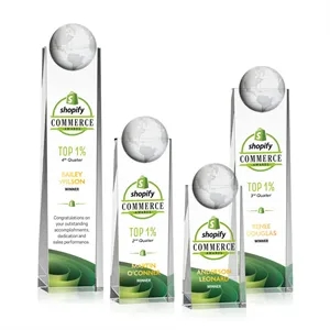 Sherbourne Globe VividPrint™ Award | https://www.bestnamebadges.com