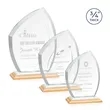 Daltry Award - Bamboo/White | https://www.bestnamebadges.com