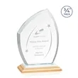 Daltry Award - Bamboo/White | https://www.bestnamebadges.com