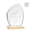 Daltry Award - Bamboo/White | https://www.bestnamebadges.com