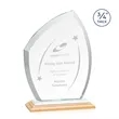 Daltry Award - Bamboo/White | https://www.bestnamebadges.com