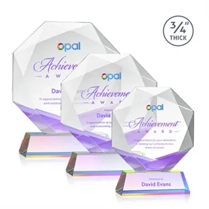 Bradford VividPrint™ Award on Newhaven Base - Prismatic | https://www.bestnamebadges.com